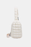 Quilted Nylon Crossbody  Bag