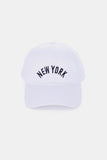 Zenana Embroidered City Baseball Cap