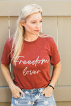 Freedom Lover Tee Clay