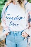 Freedom Lover Tee White