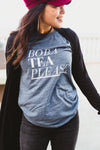 Boba Tea Please Tee Gray